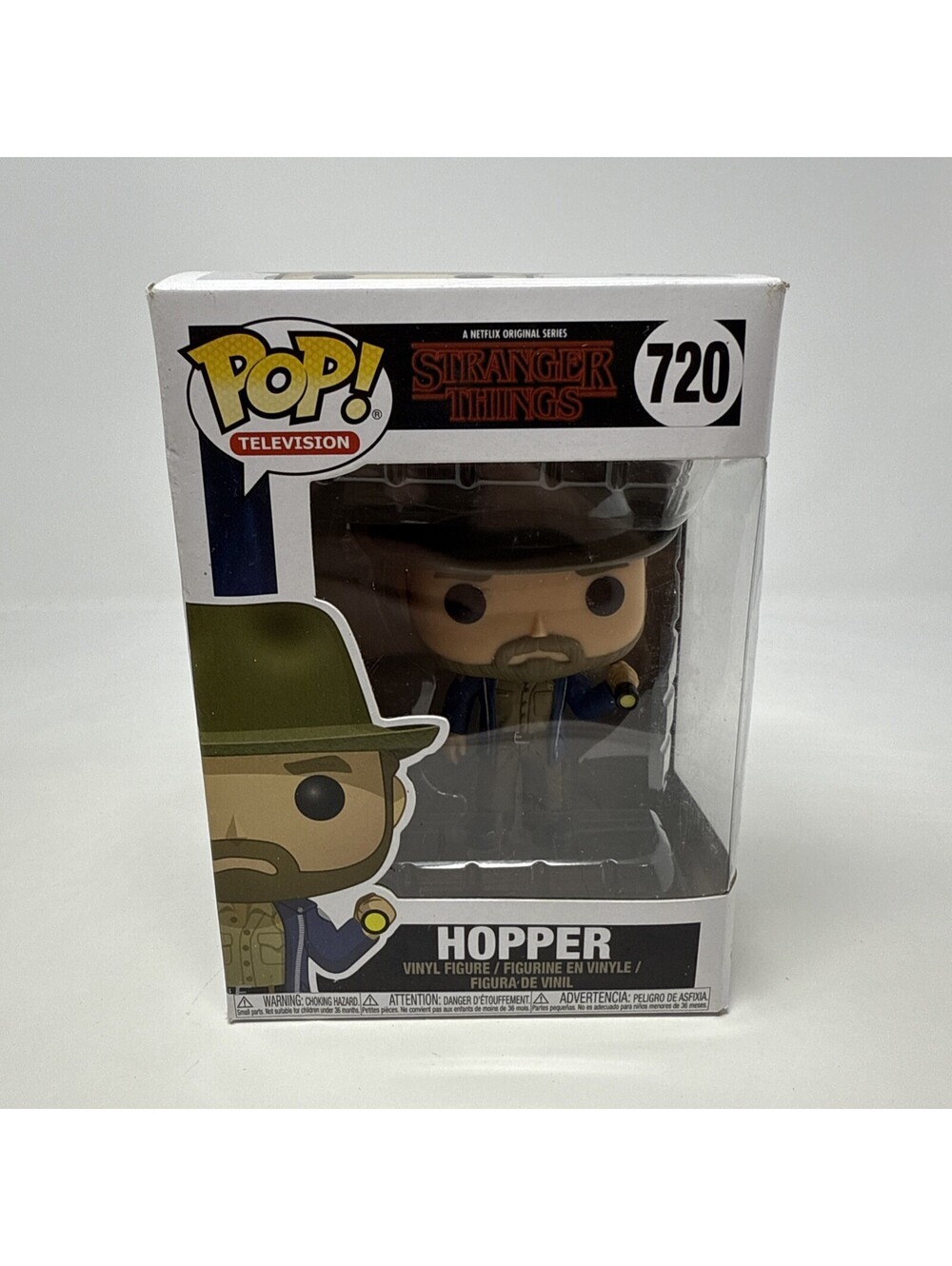 Funko Pop! Television Stranger Things Hopper #720 Vinyl Figure Standard 2018